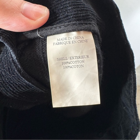 Theory Black Corduroy Flare Pants Size 10 - Picture 5 of 6